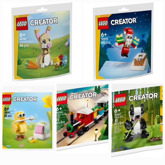 Нови Lego пликчета (polybags) различни модели