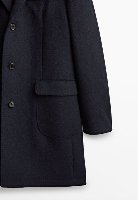 Palton Massimo Dutti din stofa de lana