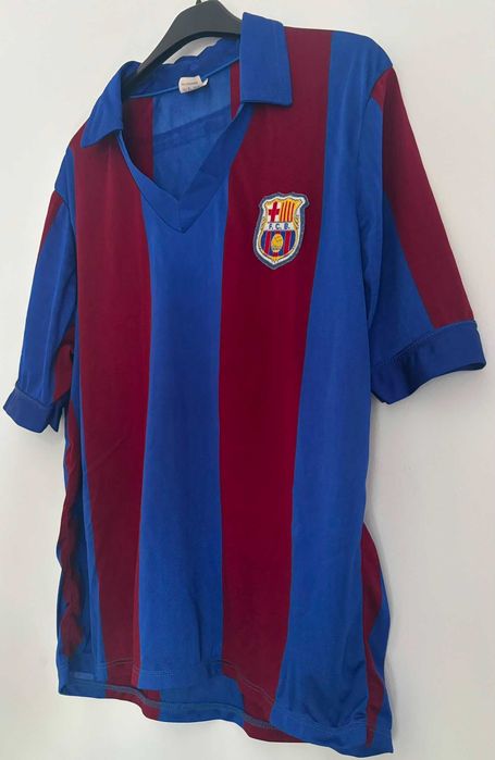 Rare FC Barcelona Home Shirt 1970s/1980s - Cuvatex S.A. (Made in Spain)