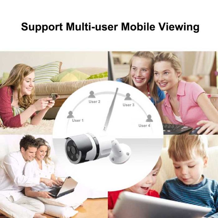 IP камера с метален корпус, двупосочно аудио, нощно виждане, аларма