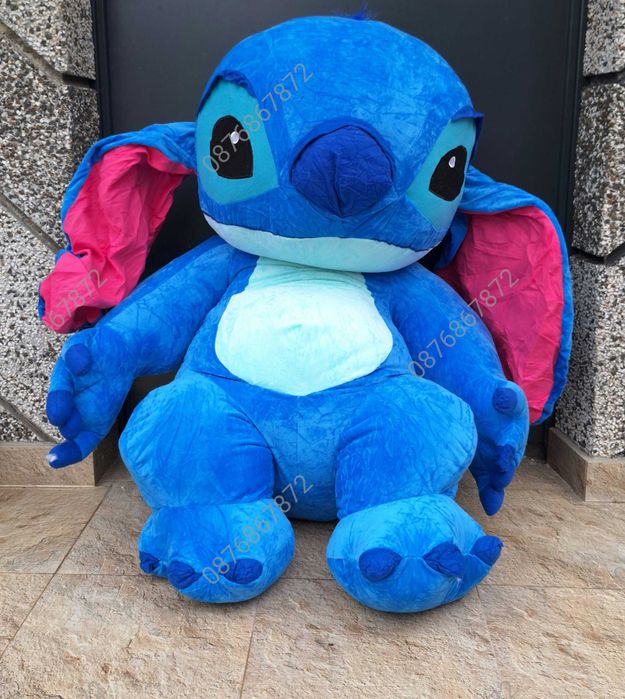 Голям плюшен СТИЧ , голяма плюшена играчка Лило и Стич 100см Stitch
