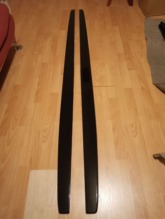 Extensii praguri prelungire praguri BMW Seria 3 E46 negru lucios