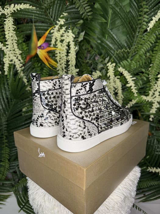 Christian Louboutin High Phyton White