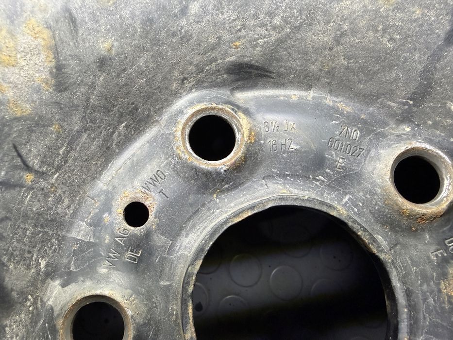 46р. Железни 16" Джанти 5х112 за -VW/AUDI/SKODA/VAG-6.5Jx16H2, ET33