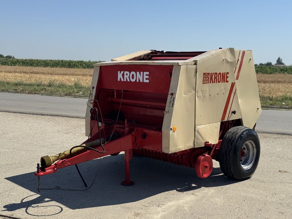 Presa Balotiera Krone Kr 125 Plasa+Ata Import Recent