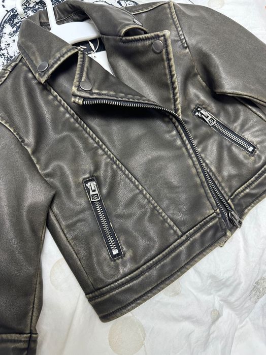 Детско кожено яке Zara