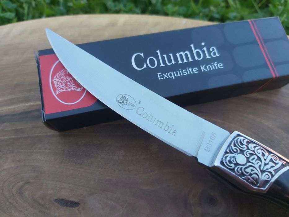 Сгъваем джобен нож Columbia с гравирана дръжка В3165