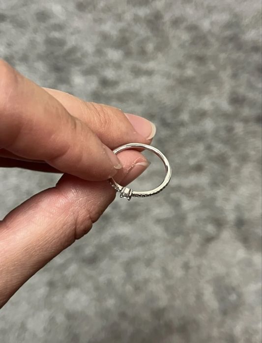 Сребърен дамски пръстен