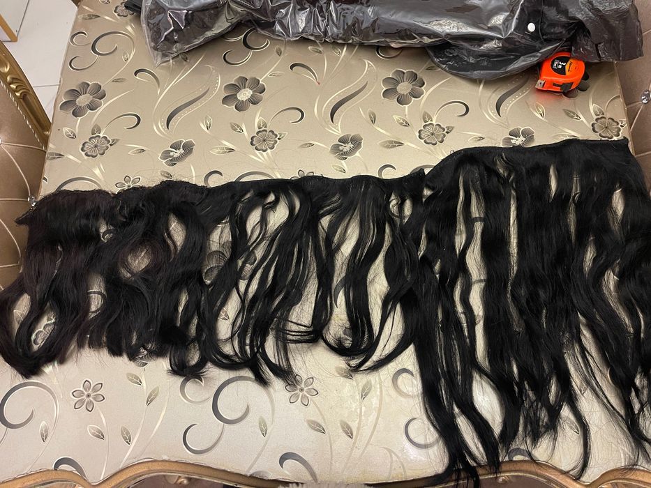 Естествена коса на клипс