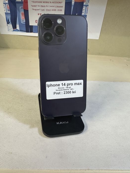 Iphone 14 pro max / 128gb / Garantie
