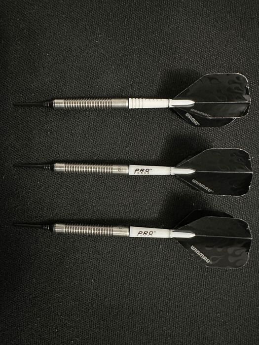 Дартс стрели Winmau 18g Soft tip 90% tungsten