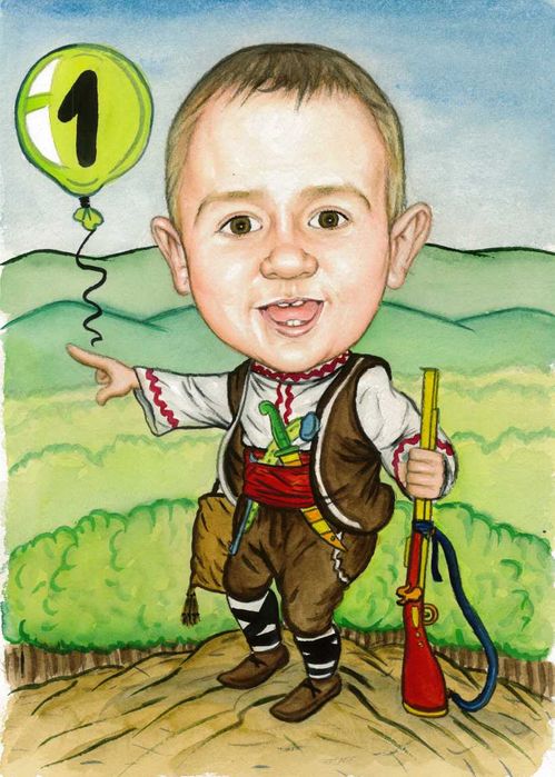 РЪЧНО рисуване на карикатури по снимка