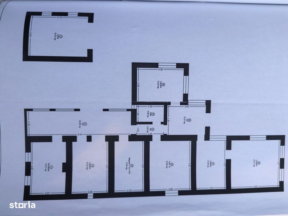 Casa INDIVIDUALA locuibila cu teren 1464mp