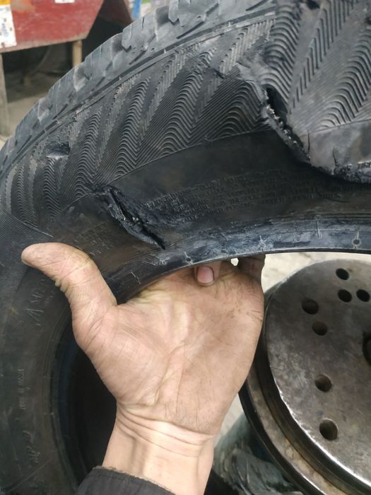 Ремонт боковых порезов шин