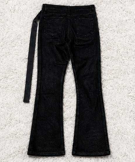 Rick Owens Waxed Jeans Negri – M