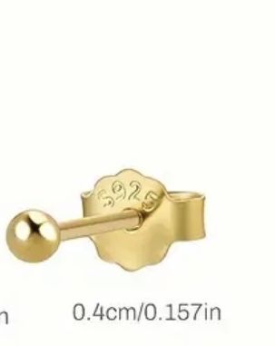 Cercel pierce argint nou