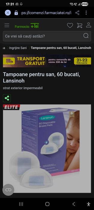 Pompa dubla Avent Philips + cadou