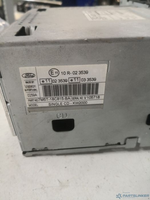 Cd Player Auto Ford Focus Ii (Da_, Hcp, Dp) [ 2004 - 2013 ] Oem 7M5T18