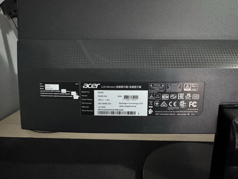 Monitor 23" Acer SA230 bi