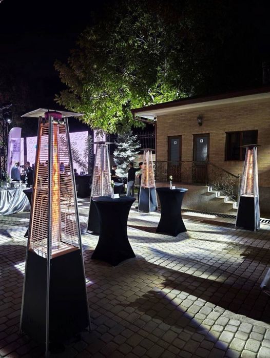 Обогреватель газовой Кофемашины в аренду Шоколадный фонтан прока навес