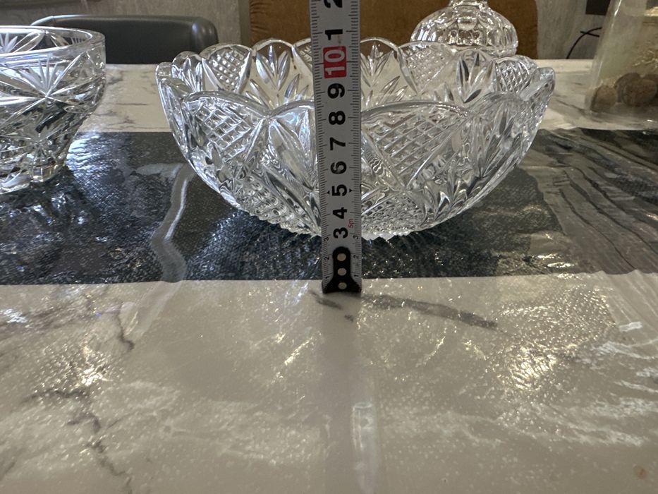 Хрустальная фруктовница