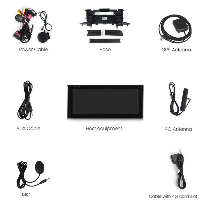 Navigatie Audi A4 A5 B9 din 2015-2022, 6GB RAM Android Carplay Noua