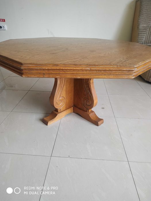 Masuta cafea/living octonala lemn masiv