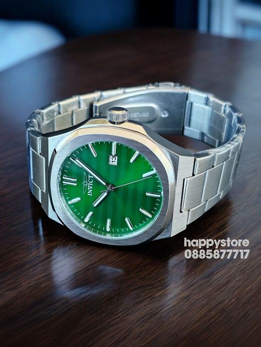 INVICTA Elite silver green dial 43 mm, Инвикта нов ръчен часовник