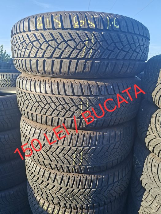 150 lei bucata! Anvelope M+S/IARNA 215 65 r16 Fulda Bridgestone Falken Dunlop Goodyear Hankook Fulda Continental ! 7 mm
