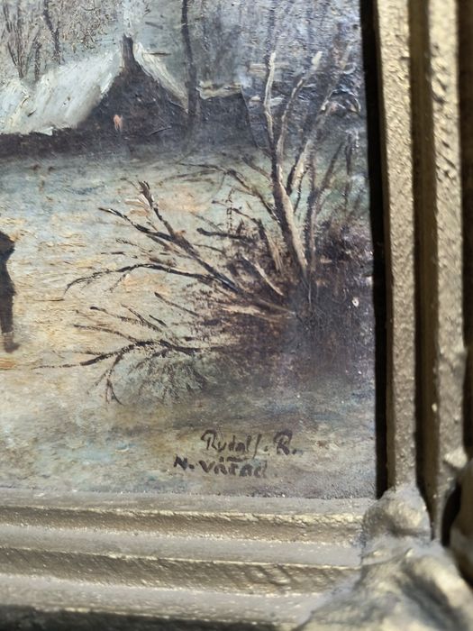 Tablouri vechi,ulei pe pânză