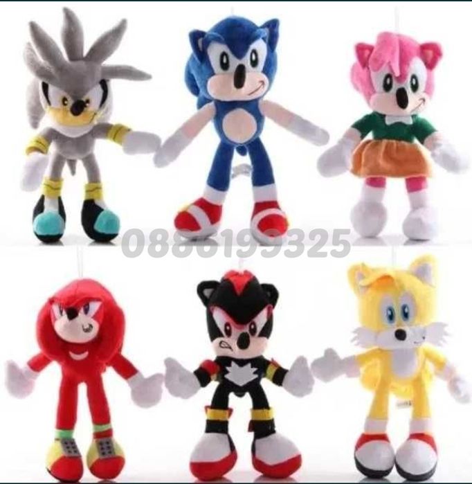Плюшена играчка Соник Sonic