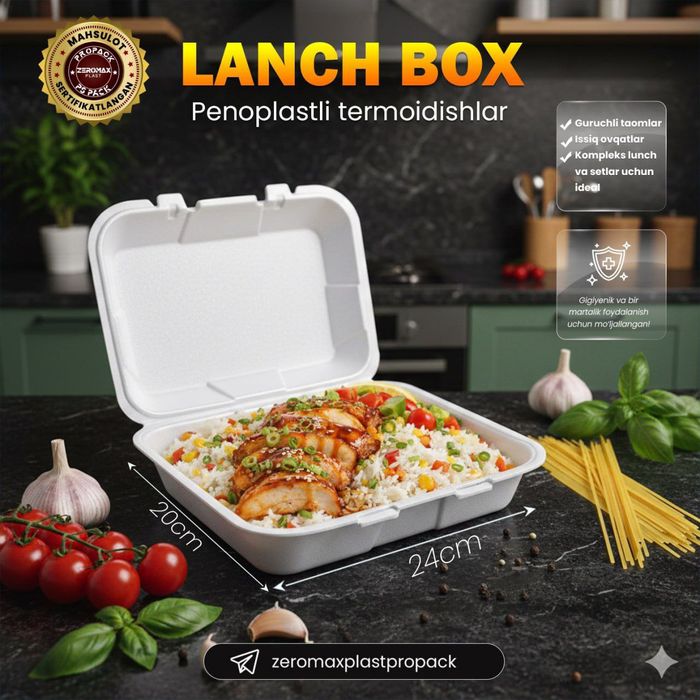 Adnorazviy idishlar bir martalik idishlarni yitqazib beramiz Zeromax p