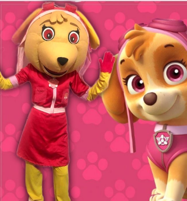 Маскот  костюм под наем - Чейс, Скай, Стич, Соник, Блуи и други