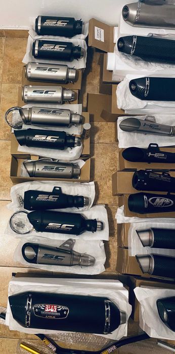 спортно гърне Akrapovic ауспух за мотоциклети 57 cm гърне за мотор FAT