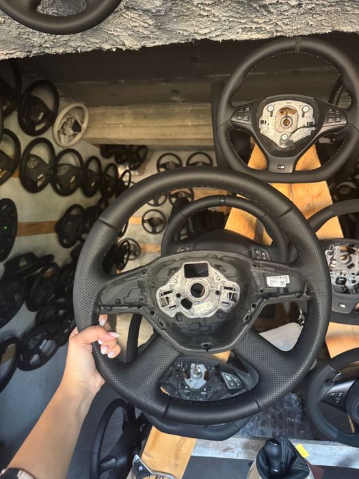 Volan skoda piele perforata diferite generatii