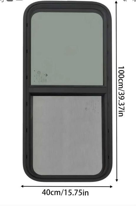 Стъклен страничен прозорец за кемпер 1000/400мм