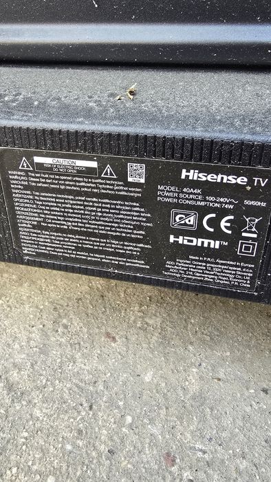 TV Spart HISENSE 40A4K, Telecomanda Originală