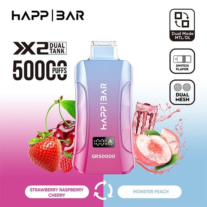 Vape Happ Bar 50k puffs 2 arome interschimbabile
