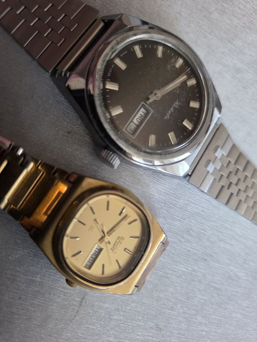Лот стари ръчни часовници Ракета и Seiko