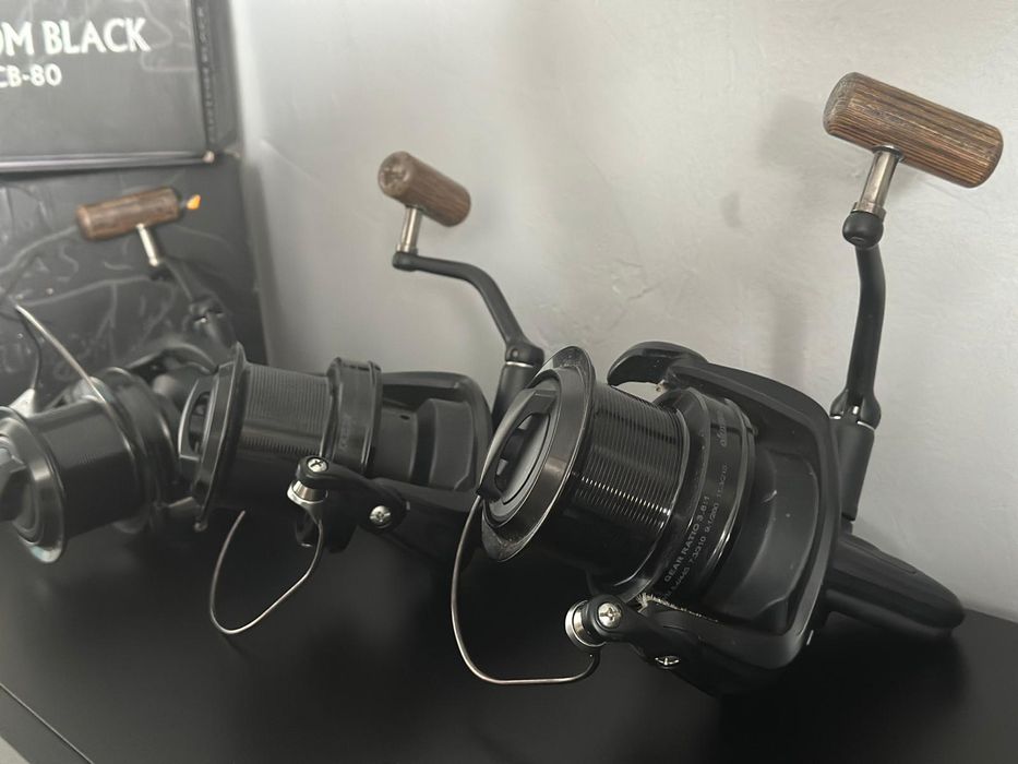 Vând 3 mulinete Okuma custom black Cb-80