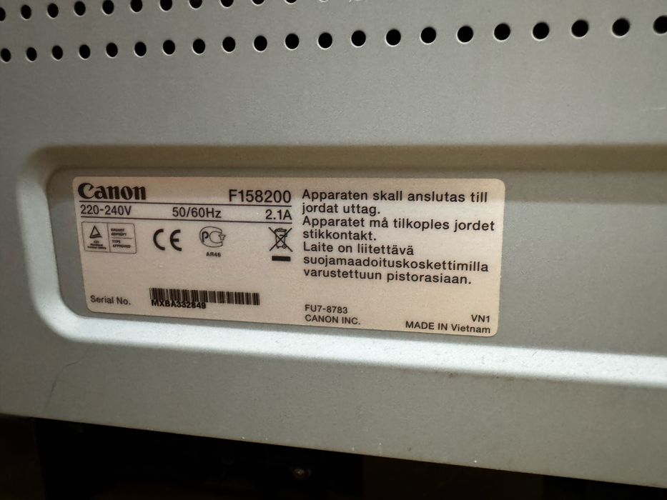 Принтер Canon чернобелый