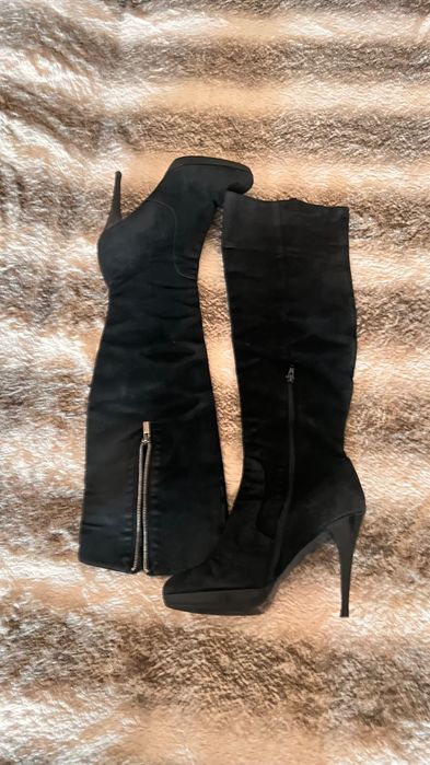 Cizme piele naturală întoarsă