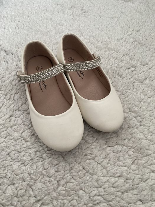 Sandale fetita elegante, marime 26, alb