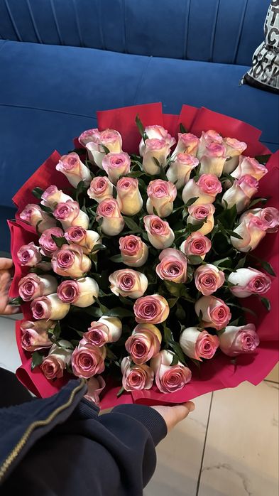51 шт роза метровый