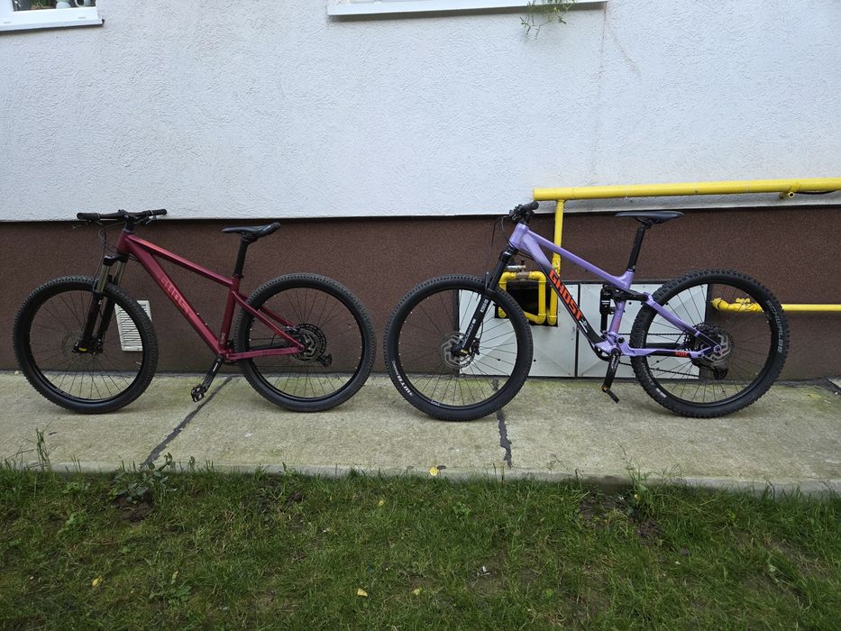 Bicicleta MTB Ghost Nirvana si GHOST Riot Youth Pro roti 27,5 cadru marimea S si XS Full Suspension