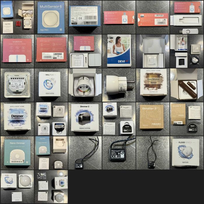 Z-Wave устройства для умного дома — Fibaro, Aeotec (868 МГц EU)