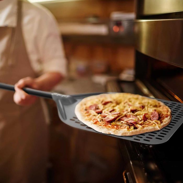Шпатула за пица перфорирана G.a HOMEFAVOR , 12 Inch и 120 см