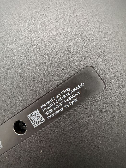Laptop HP i 7  gen 7 , 16 gb Ram , 256 gb