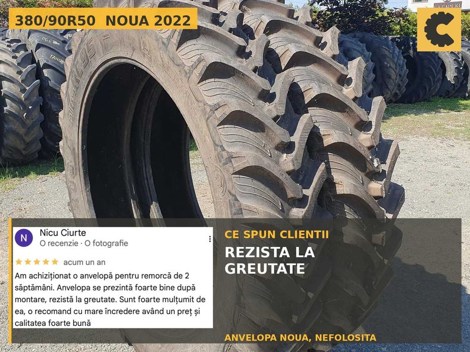 Cauciucuri 380/90R50 Taurus Anvelope NOUA 2022 la PRET de SECOND