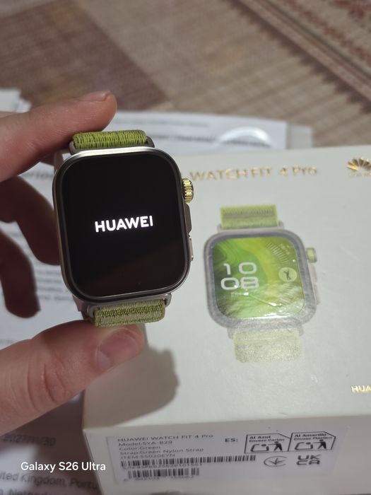 Huawei Watch Fit 4 Pro Green Като нов!